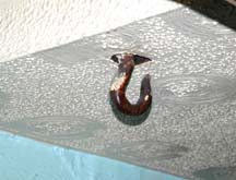 Wee Mans interior with hook